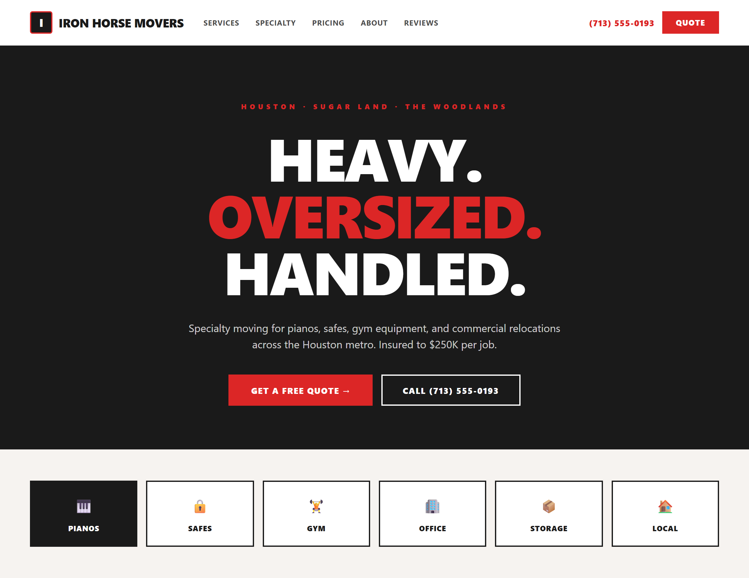 Bold & industrial website design direction